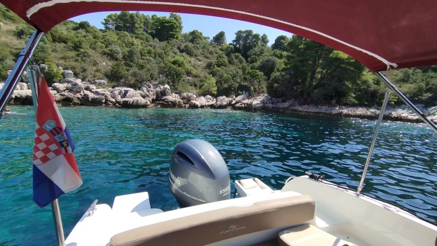 Lapad rocks in Dubrovnik