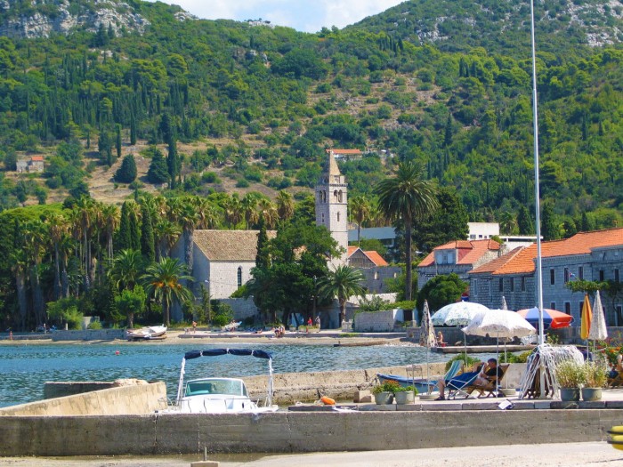 Lopud village on Lopud island